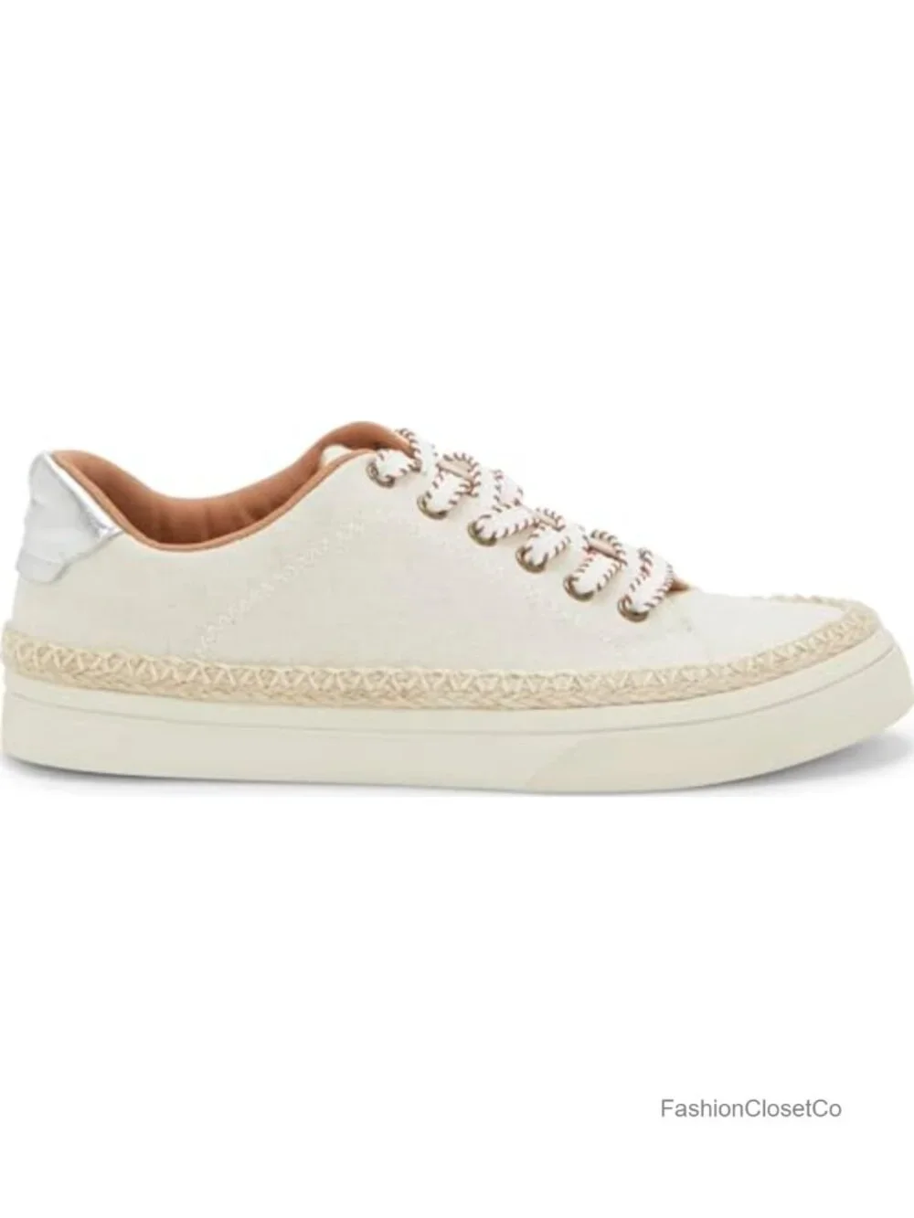 Lucky Brand Cheynas Women's Linen Sneakers Espadrilles Platform Flat